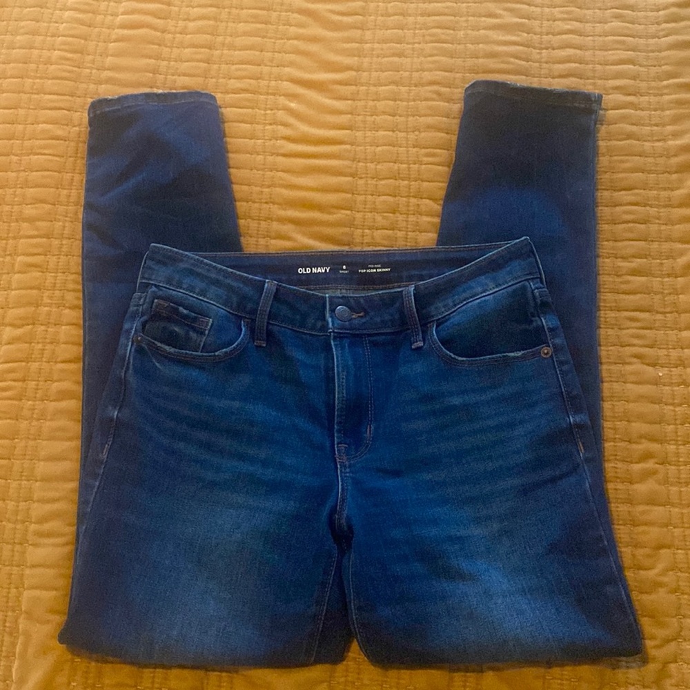 Old Navy pop icon skinny jeans 6 short
